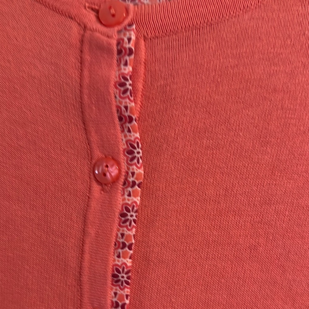 Women's Coral Cardigan by Talbots Small Petite Peak Back in Coordinating Fabric - Picture 8 of 9
